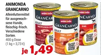 Zookauf Animonda grancarno Angebot