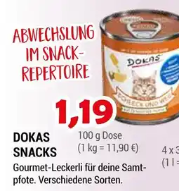 Zookauf Dokas snacks Angebot