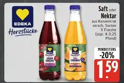 Edeka Edeka herzstücke saft Angebot