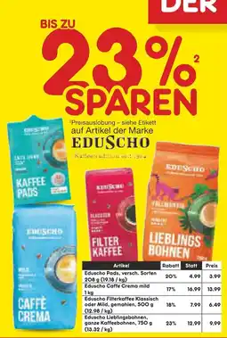 Netto Marken-Discount Eduscho pads Angebot