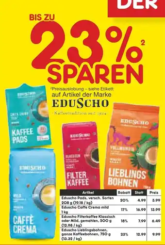 Netto Marken-Discount Eduscho pads Angebot