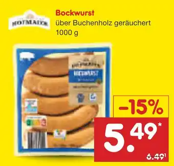 Netto Marken-Discount Hotmaks bockwurst Angebot
