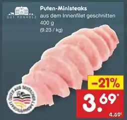Netto Marken-Discount Gut ponholz puten-ministeaks Angebot
