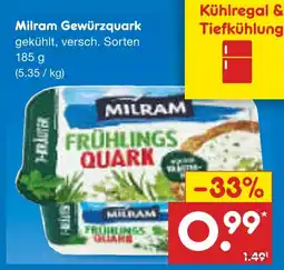 Netto Marken-Discount Milram gewürzquark Angebot