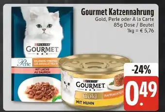Edeka Purina gourmet katzennahrung Angebot