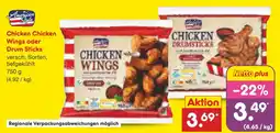 Netto Marken-Discount American style chicken wings Angebot