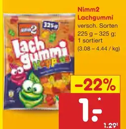 Netto Marken-Discount Nimm2 lachgummi Angebot