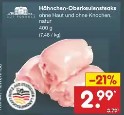 Netto Marken-Discount Gut ponholz hähnchen-oberkeulensteaks Angebot