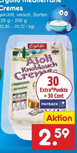 Netto Marken-Discount Ergilio mediterrane cremes Angebot