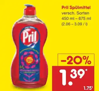 Netto Marken-Discount Pril spülmittel Angebot