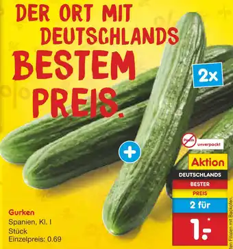 Netto Marken-Discount Gurken Angebot