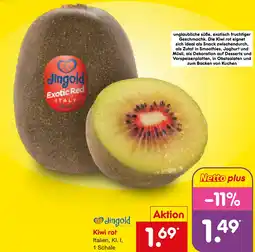 Netto Marken-Discount Jingold kiwi rot Angebot