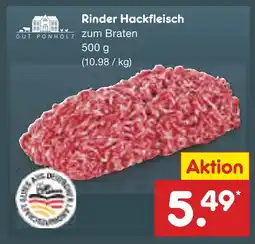 Netto Marken-Discount Gut ponholz rinder hackfleisch Angebot