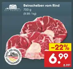 Netto Marken-Discount Gut ponholz beinscheiben vom rind Angebot