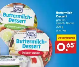 Netto Marken-Discount Gutes land buttermilch-dessert Angebot