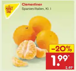 Netto Marken-Discount Clementinen Angebot
