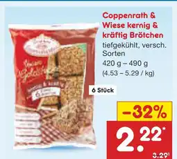 Netto Marken-Discount Coppenrath & wiese kernig & kräftig brötchen Angebot