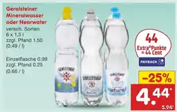 Netto Marken-Discount Gerolsteiner mineralwasser Angebot