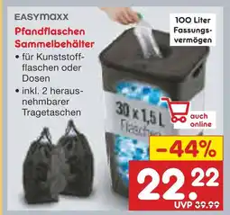 Netto Marken-Discount Easymaxx pfandflaschen sammelbehälter Angebot