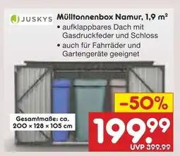 Netto Marken-Discount Juskys mülltonnenbox namur Angebot