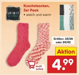 Netto Marken-Discount Spirit kuschelsocken Angebot