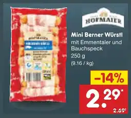 Netto Marken-Discount Hofmaier mini berner würstl Angebot