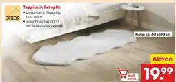 Netto Marken-Discount Dekor teppich in felloptik Angebot