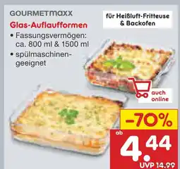 Netto Marken-Discount Gourmetmaxx glas-auflaufformen Angebot