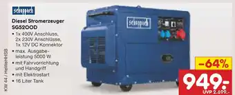 Netto Marken-Discount Scheppach diesel stromerzeuger sg5200d Angebot