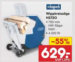 Netto Marken-Discount Scheppach wippkreissäge hs730 Angebot