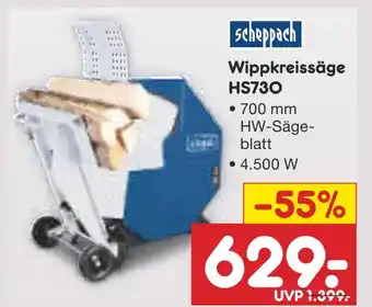 Netto Marken-Discount Scheppach wippkreissäge hs730 Angebot