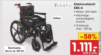 Netto Marken-Discount Rolektro elektrorollstuhl ers-6 Angebot