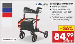 Netto Marken-Discount Aktivshop leichtgewichtrollator Angebot