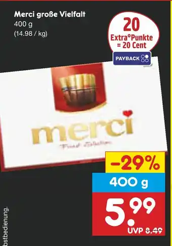 Netto Marken-Discount Merci große vielfalt Angebot