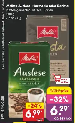 Netto Marken-Discount Melitta auslese Angebot