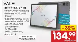Netto Marken-Discount Vale tablet v11e lte-4128 Angebot