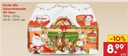 Netto Marken-Discount Kinder mix adventskalender 3d-haus Angebot
