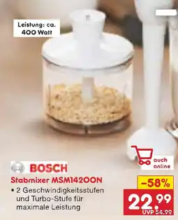 Netto Marken-Discount Bosch stabmixer msm14200n Angebot
