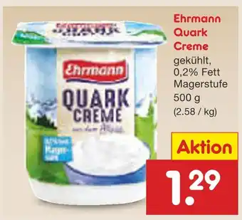 Netto Marken-Discount Ehrmann quark creme Angebot