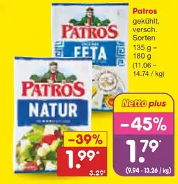 Netto Marken-Discount Patros feta Angebot