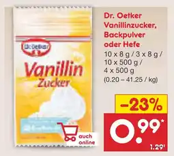 Netto Marken-Discount Dr. oetker vanillinzucker Angebot