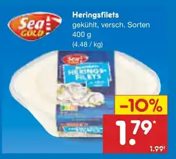 Netto Marken-Discount Sea gold heringsfilets Angebot