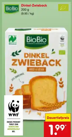 Netto Marken-Discount Biobio dinkel-zwieback Angebot