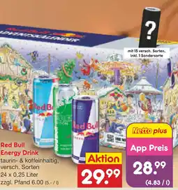 Netto Marken-Discount Red bull energy drink Angebot