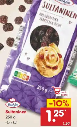 Netto Marken-Discount Backfee sultaninen Angebot