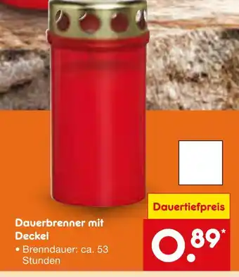 Netto Marken-Discount Dauerbrenner mit deckel Angebot