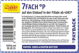 Netto Marken-Discount Payback Angebot