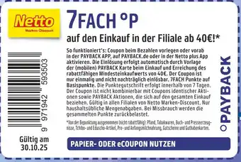 Netto Marken-Discount Payback Angebot