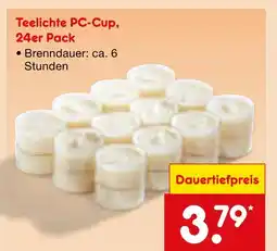 Netto Marken-Discount Teelichte pc-cup Angebot