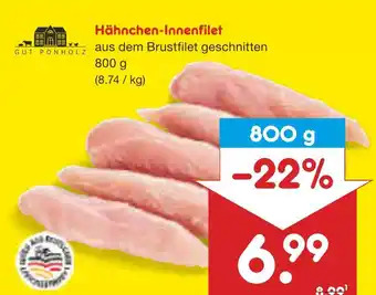 Netto Marken-Discount Gut ponholz hähnchen-innenfilet Angebot
